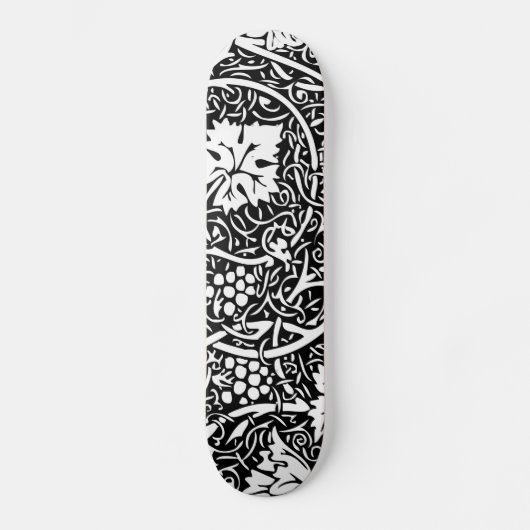 William Morris Grape Pattern Wallpaper Skateboard (Voorkant)