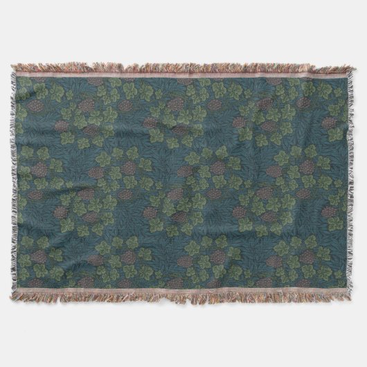 William Morris  Grape Vine Pattern Deken (Voorkant)