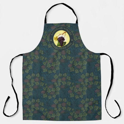 William Morris Grape Vine Pattern Schort (Voorkant)