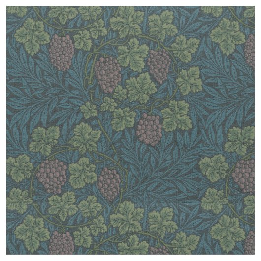 William Morris  Grape Vine Pattern Stof (Close Up)