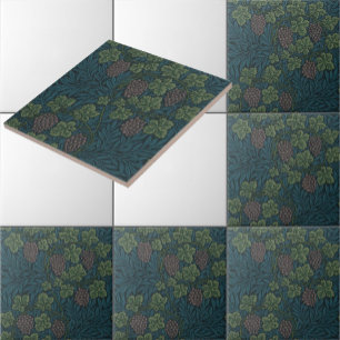 William Morris  Grape Vine Pattern Tegeltje