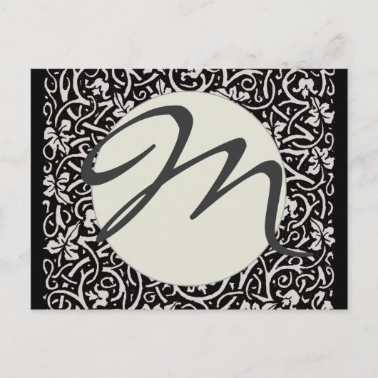 William Morris Grapevine Blad Patroon Briefkaart (Voorkant)