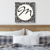 William Morris Grapevine Blad Patroon Canvas Afdruk (Insitu (Slaapkamer))