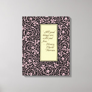 William Morris Grapevine Blad Patroon Canvas Afdruk