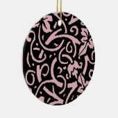 William Morris Grapevine Blad Patroon Keramisch Ornament (Rechts)