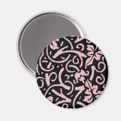 William Morris Grapevine Blad Patroon Magneet (Voorkant / Achterkant)