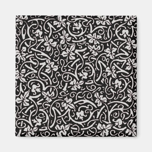 William Morris Grapevine Blad Patroon Magneet (Voorkant)