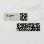 William Morris Grapevine Blad Patroon Mini Visitekaartje (Voorkant / Achterkant)