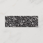 William Morris Grapevine Blad Patroon Mini Visitekaartje (Achterkant)