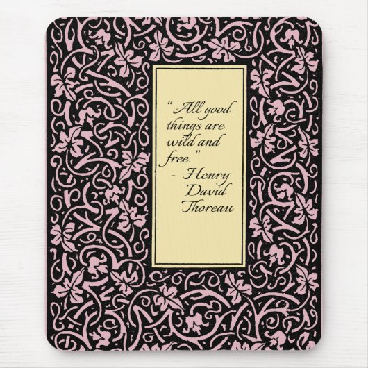 William Morris Grapevine Blad Patroon Muismat (Voorkant)