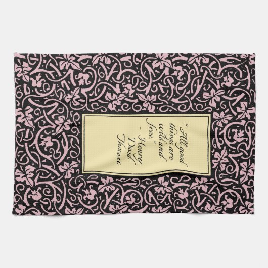 William Morris Grapevine Blad Patroon Theedoek (Horizontaal)