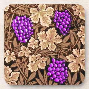 William Morris Grapevine, Brown en Paars Drankjes Onderzetter