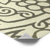 William Morris Grapevine Green Wallpaper Poster (Hoek)