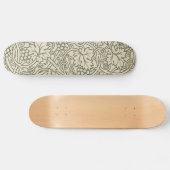 William Morris Grapevine Green Wallpaper Skateboard (Horizontaal)