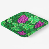 William Morris Grapevine, Magenta en Green Papieren Bordje (Gebogen)