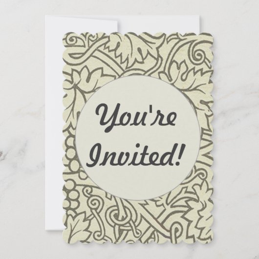 William Morris Grapevine Sage Wallpaper Kaart (Voorkant)