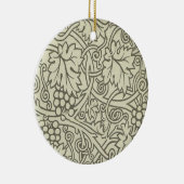 William Morris Grapevine Sage Wallpaper Keramisch Ornament (Rechts)