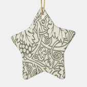 William Morris Grapevine Sage Wallpaper Keramisch Ornament (Links)
