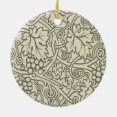 William Morris Grapevine Sage Wallpaper Keramisch Ornament (Achterkant)
