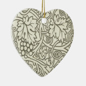William Morris Grapevine Sage Wallpaper Keramisch Ornament (Rechts)