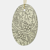 William Morris Grapevine Sage Wallpaper Keramisch Ornament (Links)