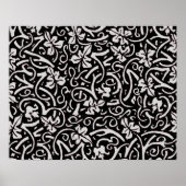 William Morris Grapevine Wallpaper Pattern Poster (Voorkant)