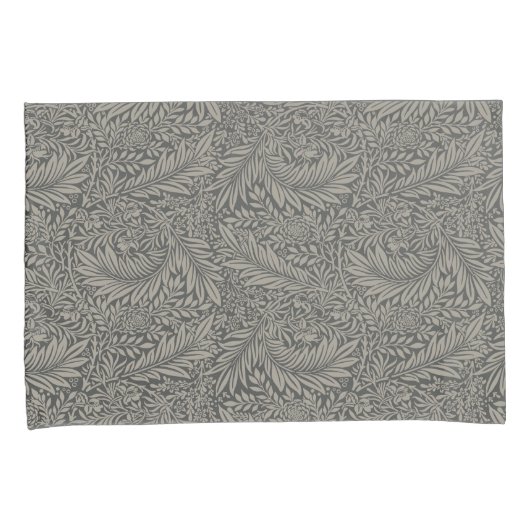 William Morris Gray & Sage Green Kussensloop (Voorkant-Rechts)