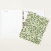 William Morris Green Floral Botanical Pattern (Devant avec enveloppe)