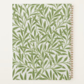 William Morris Green Floral Botanical Pattern Planner (Achterkant)