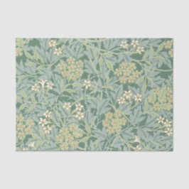 William Morris GREEN FLORAL PATTERN Tissue Paper Tissuepapier