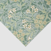 William Morris GREEN FLORAL PATTERN Tissue Paper Tissuepapier (Detail)