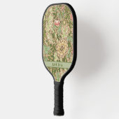 William Morris Green Floral Pickleball Paddle (Links)