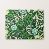 William Morris - Green Seaweed Pattern Legpuzzel (Horizontaal)