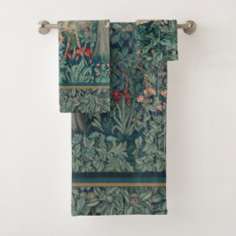 William Morris Greenery Bath Towel Set Bad Handdoek
