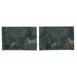  William Morris Greenery Forest Animals Kussensloop