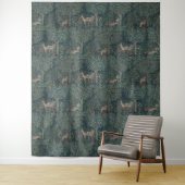  William Morris Greenery Forest Animals Wandkleed (In situ)