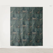  William Morris Greenery Forest Animals Wandkleed (Voorkant)