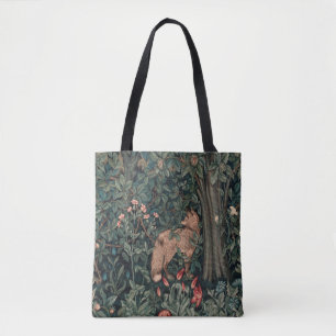 William Morris Greenery Fox Wildlife Draagtas