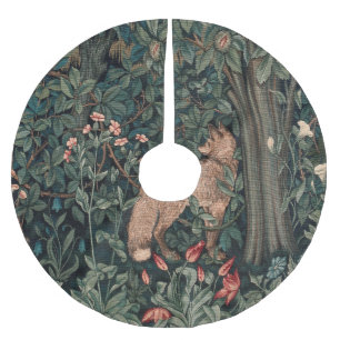 William Morris Greenery Fox Wildlife Kerstboom Rok