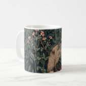 William Morris Greenery Fox Wildlife Koffiemok (Voorkant links)