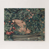 William Morris Greenery Fox Wildlife Legpuzzel (Horizontaal)