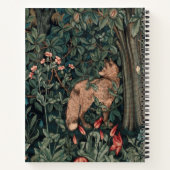 William Morris Greenery Fox Wildlife Notitieboek (Achterkant)