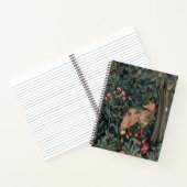 William Morris Greenery Fox Wildlife Notitieboek (Binnen)