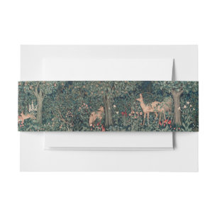 William Morris Greenery Fox Wildlife Uitnodigingen Wikkel