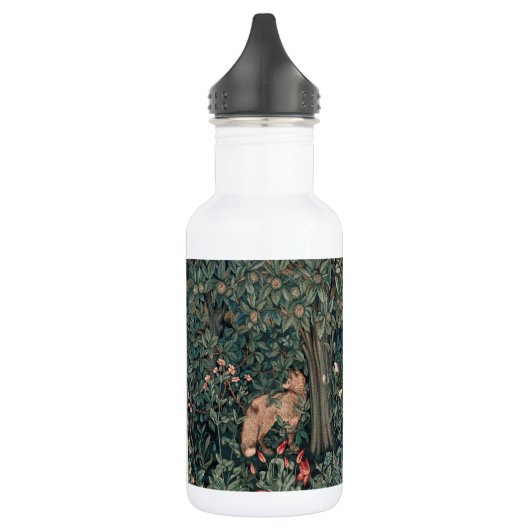William Morris Greenery Fox Wildlife Waterfles (Links)