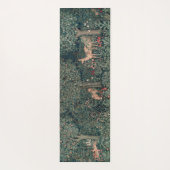 William Morris Greenery Fox Wildlife Yogamat (Achterkant)