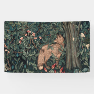 William Morris Greenery Vos Wildlife Kunst Spandoek