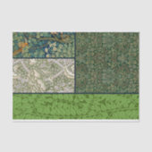 William Morris Grid Collage Decoupage Papier (Voorkant)