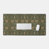 William Morris: Groene kamperfoelie bureaumat (Keyboard & Muis)