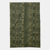William Morris: Groene Tulp en Roos keukenhanddoek (Verticaal)